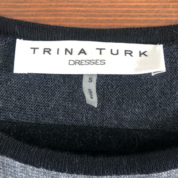Trina Turk, Merino wool colour block sweater dress - Picture 4 of 4